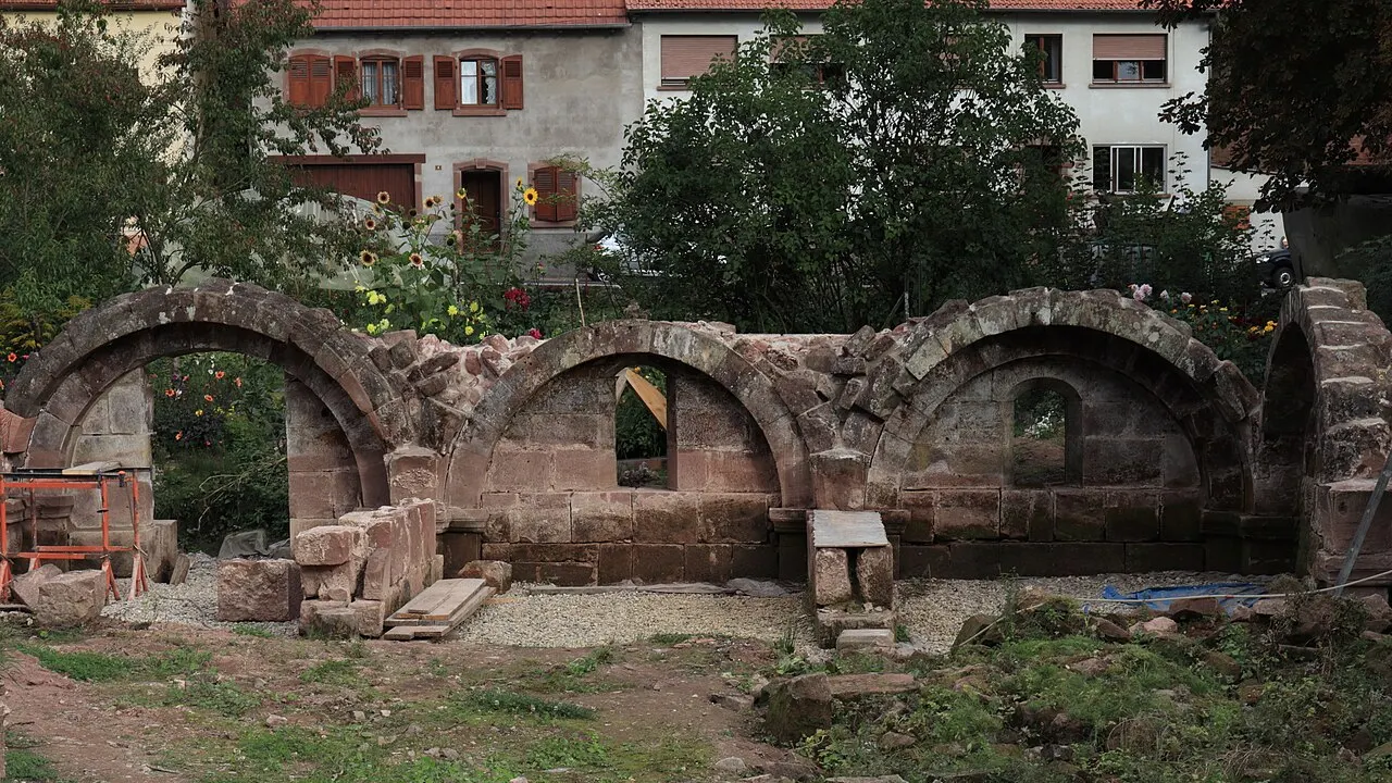 Vestiges de l’ancienne abbaye de Graufthal