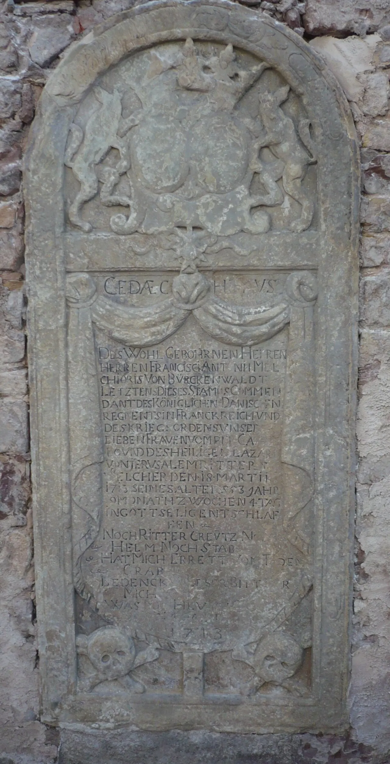 Cimetière (monument funéraire de Jean-François Melchior)