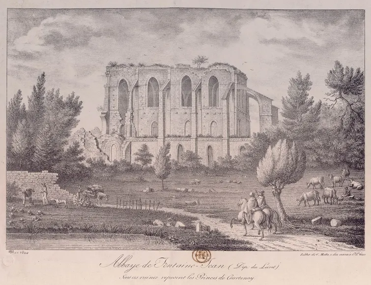 Ruines de l’abbaye de Fontainejean (ou Fontaine-Jean)