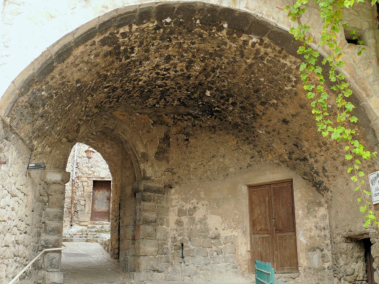 Passage voûté