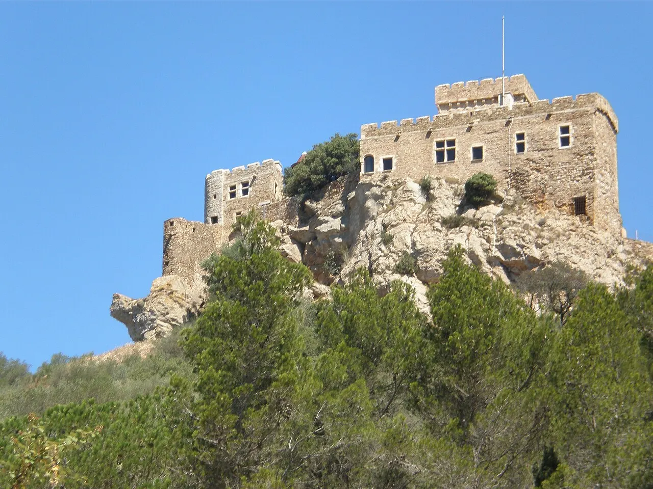 Ruines du château de Saint-Martin-de-Toques