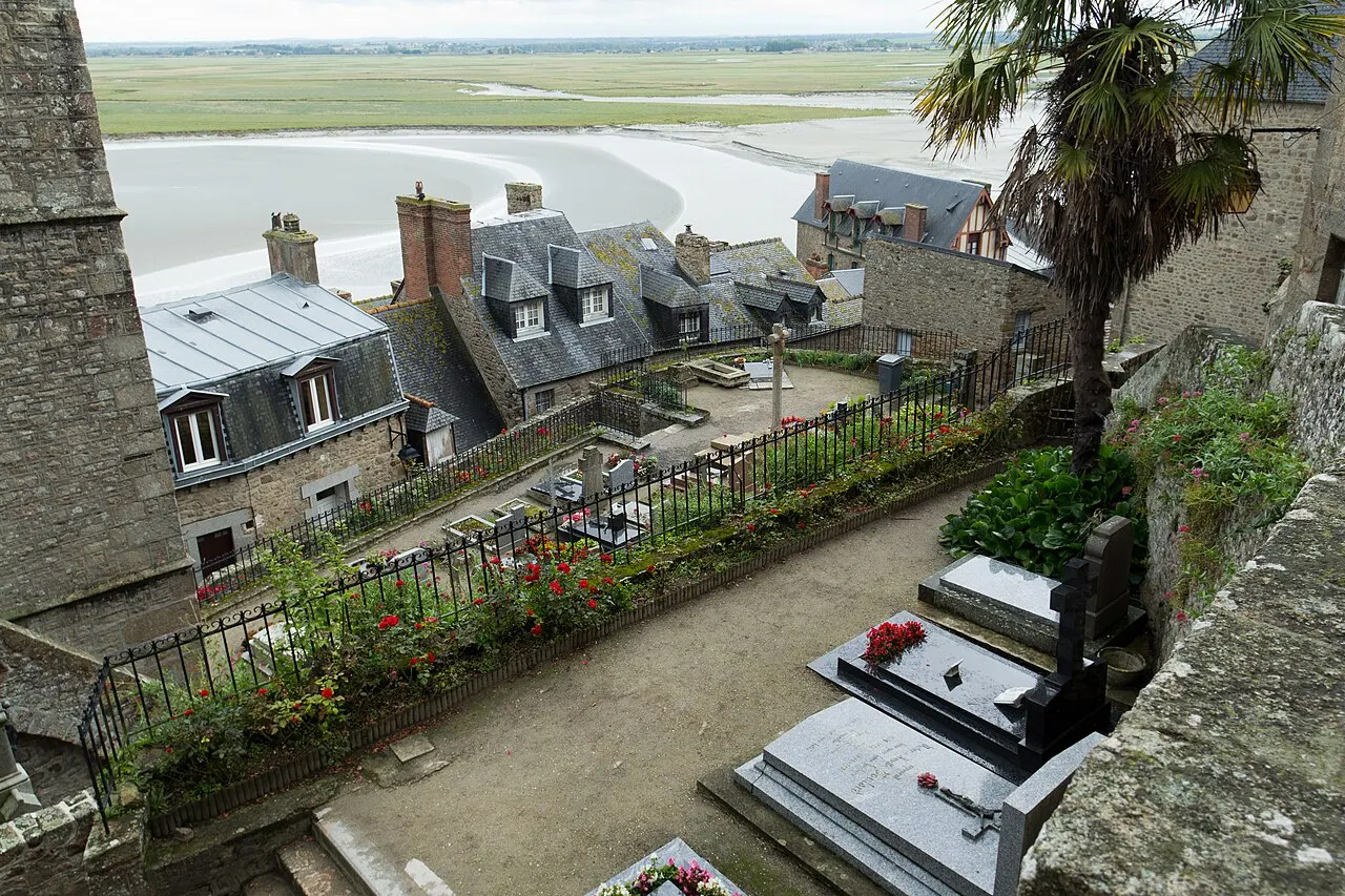 Cimetière communal et son enceinte entourant l’église