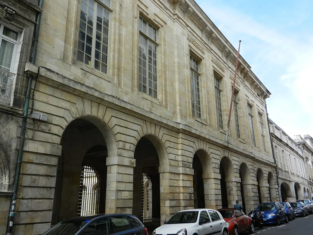 Hôtel de la Bourse, actuellement Greffe du Tribunal de Commerce