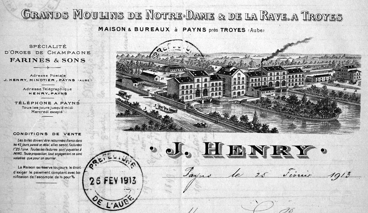 Le moulin de la Rave, le moulin Notre-Dame, et la villa bourgeoise du parc des moulins dite villa Marot