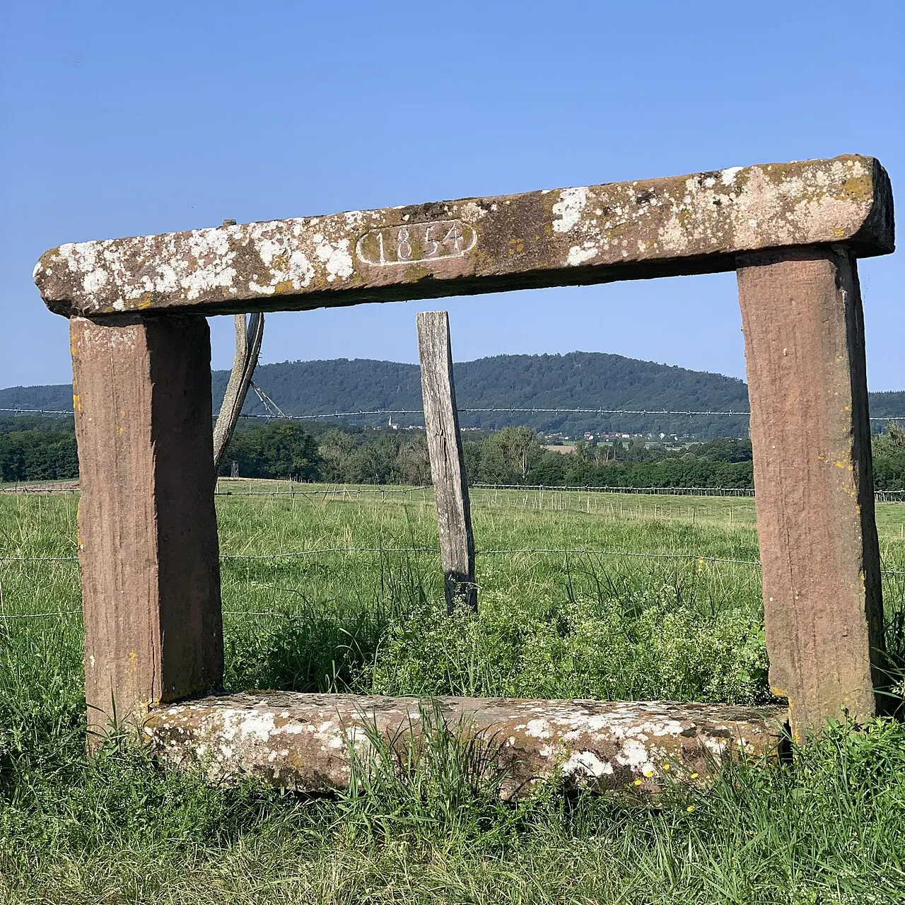 Banc-reposoir napoléonien