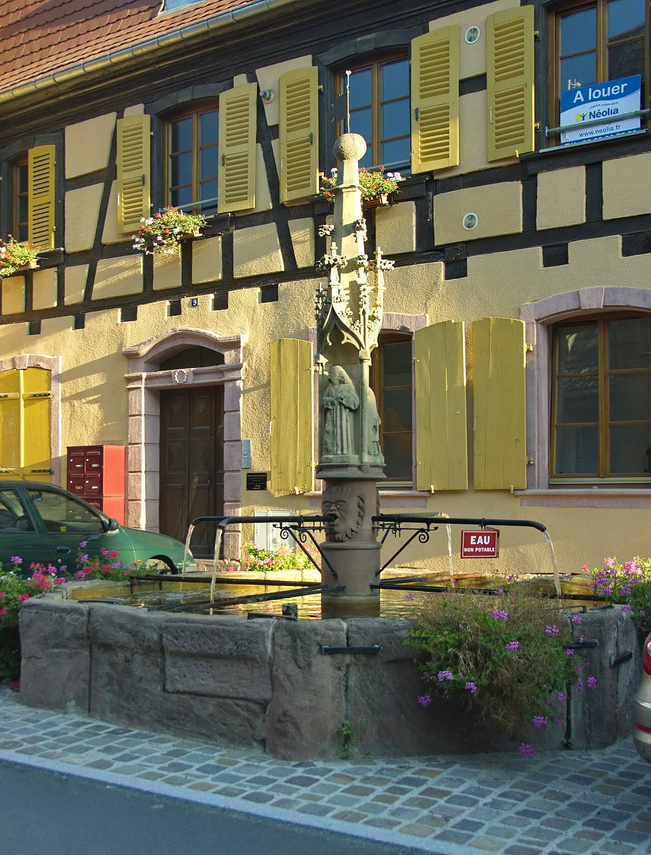 Fontaine gothique