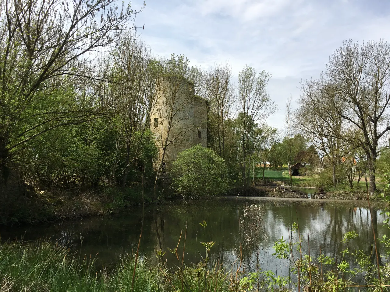 Restes du château d’Happlaincourt