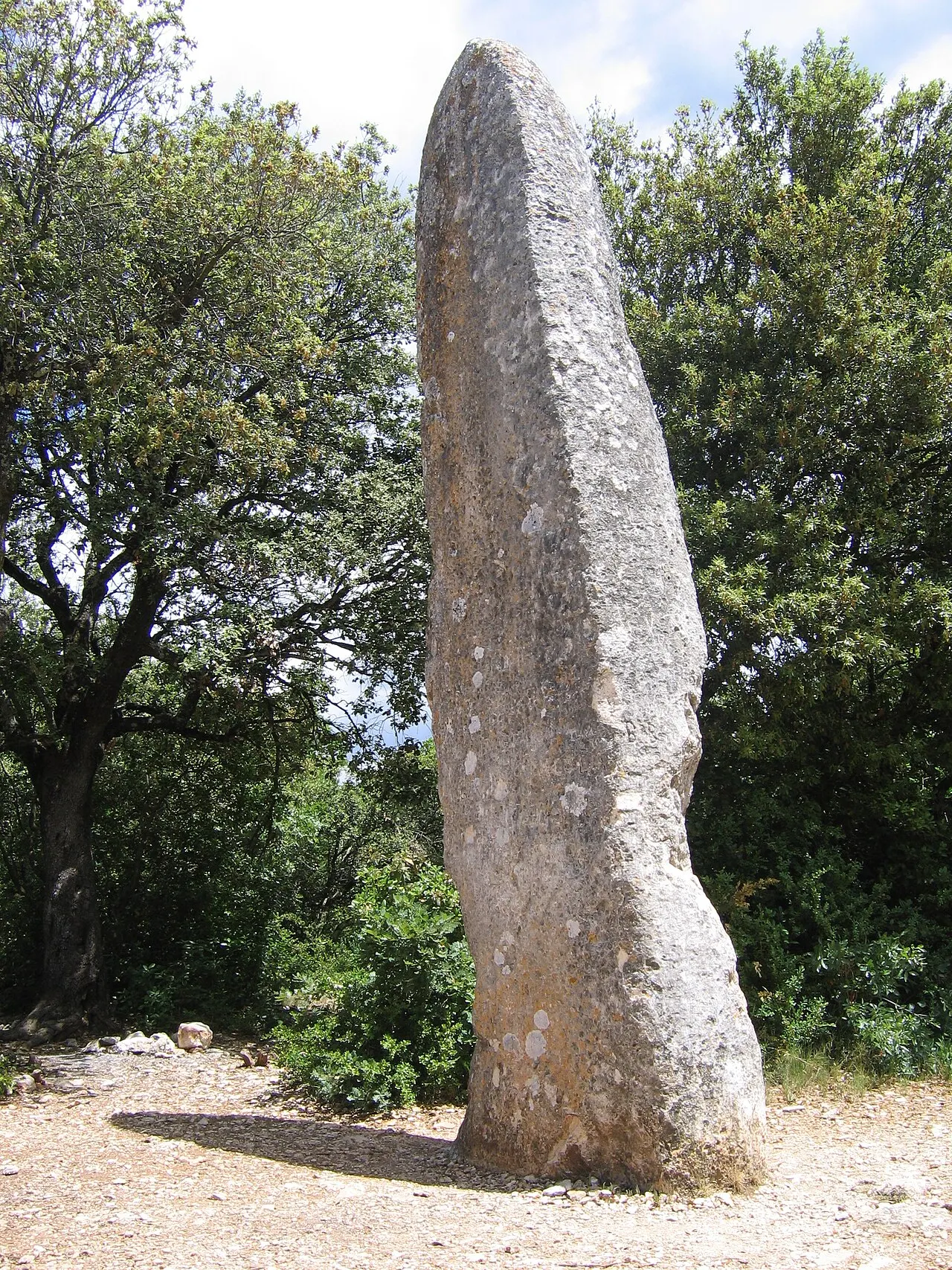 Menhir de la Lèque - ou de la Pierre Plantée