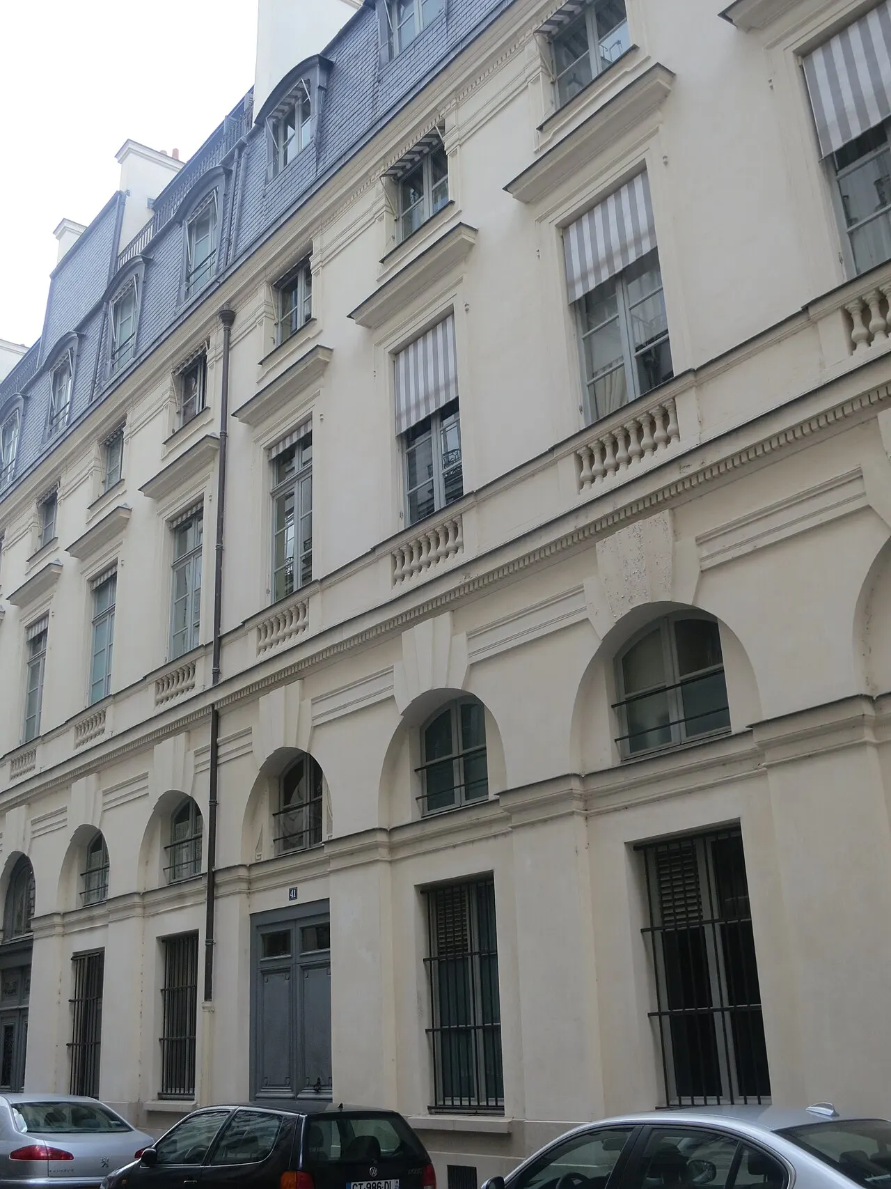 Immeuble, en bordure du Palais-Royal