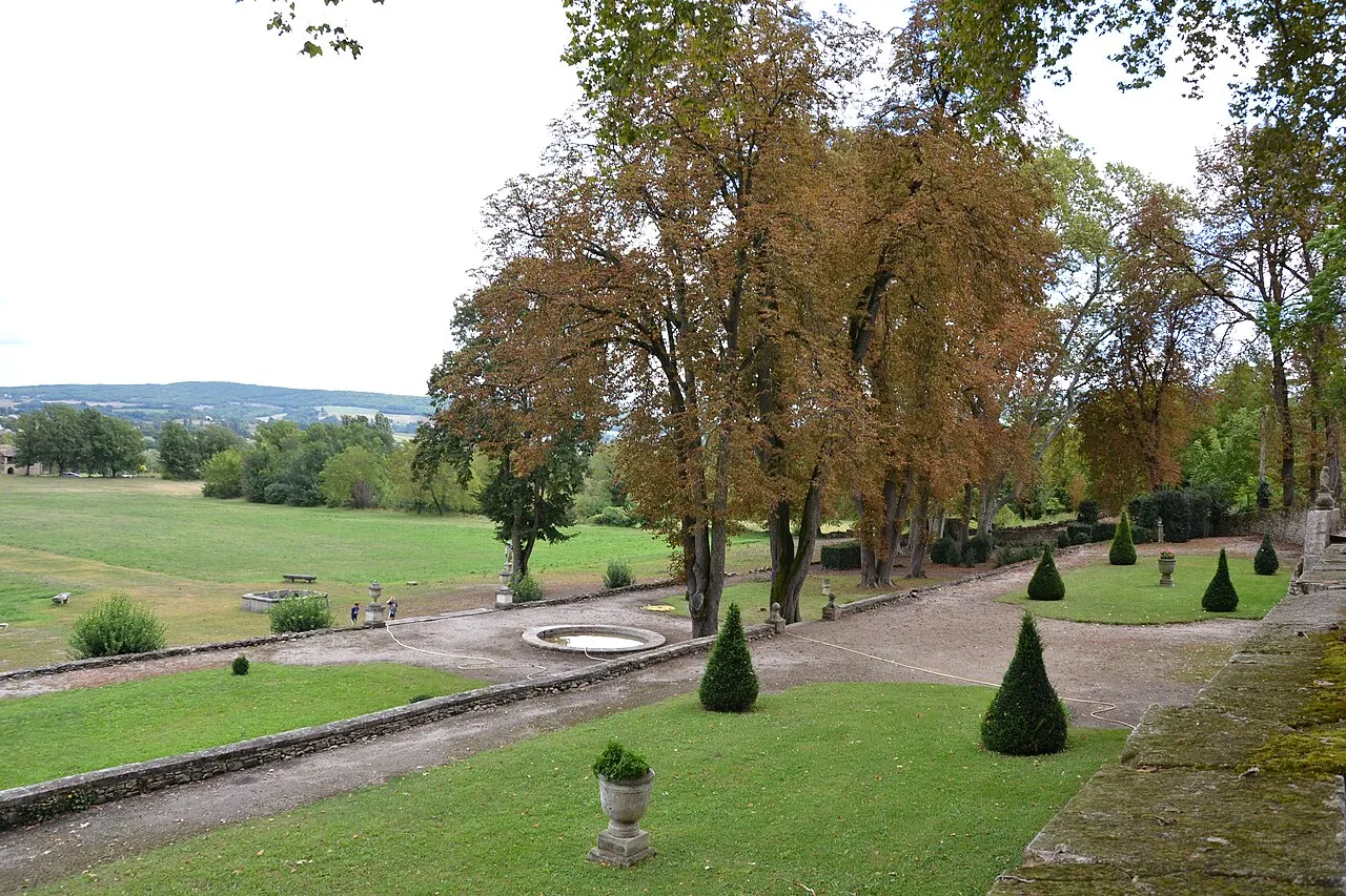 Jardins du château de Sauvan