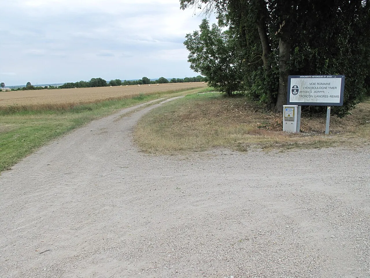 Tronçons de voies romaines de Langres à Remps et de Troyes à Naix