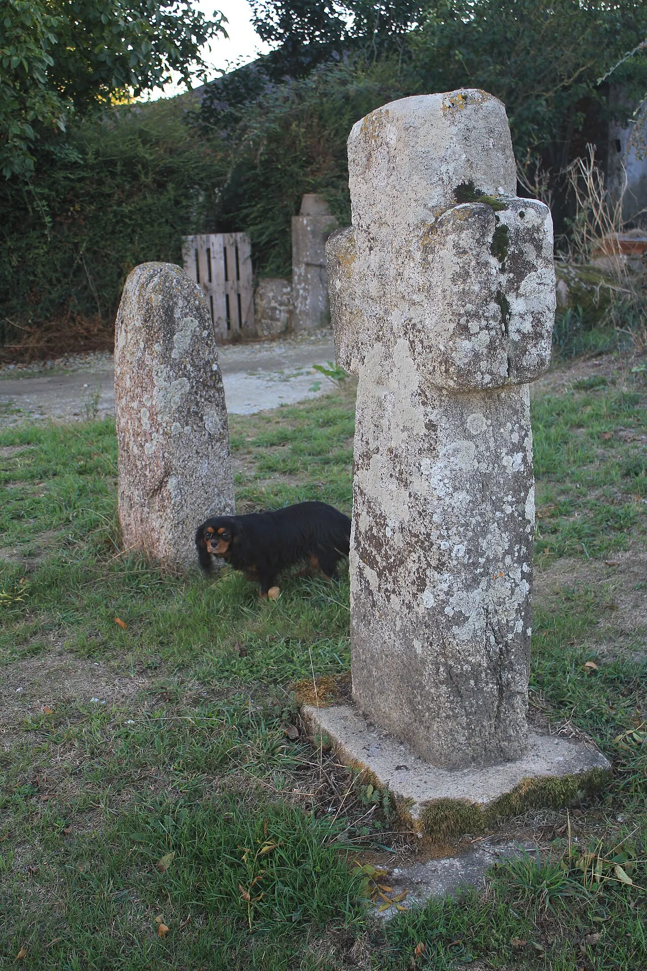Croix et les deux lechs du Moustoir