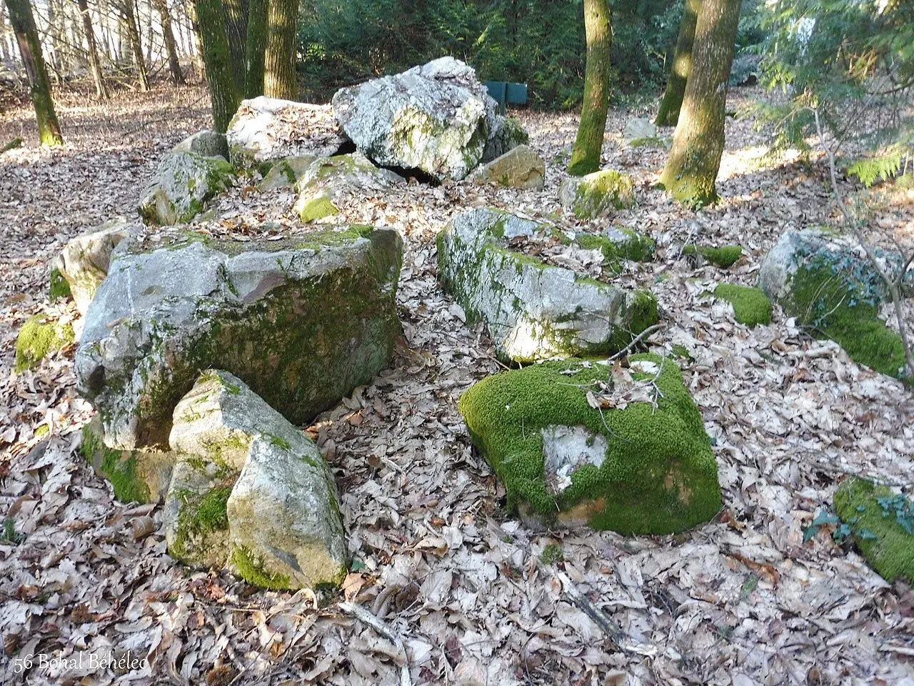 Six dolmens