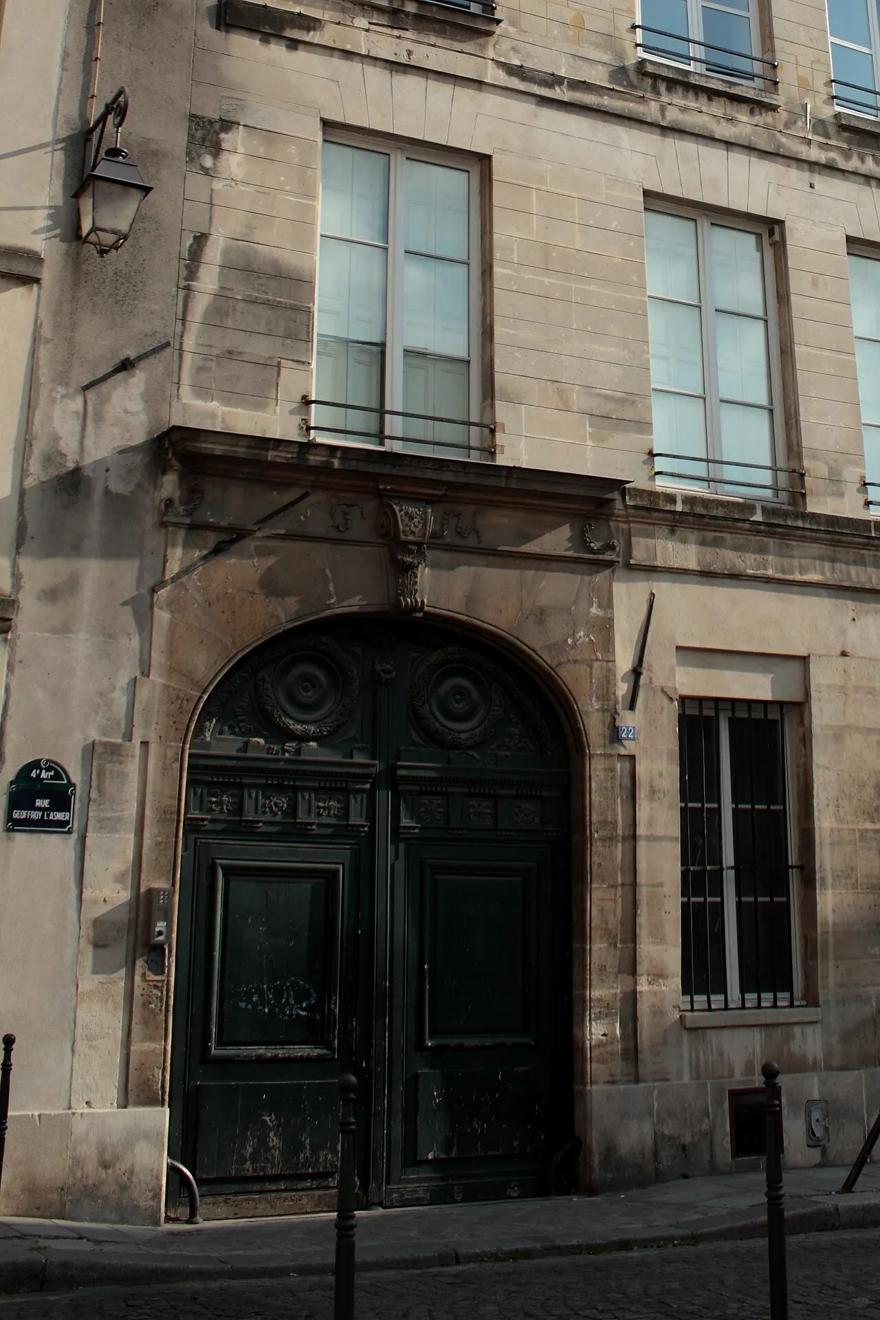 Immeuble situé 22 rue Geoffroy-l’Asnier