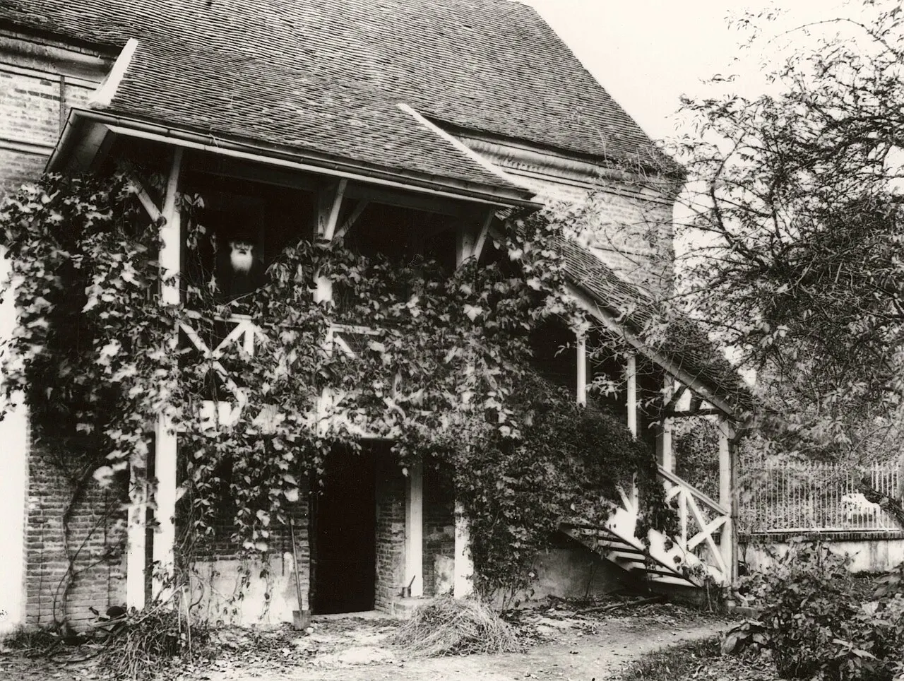 Atelier et jardin de Pissarro