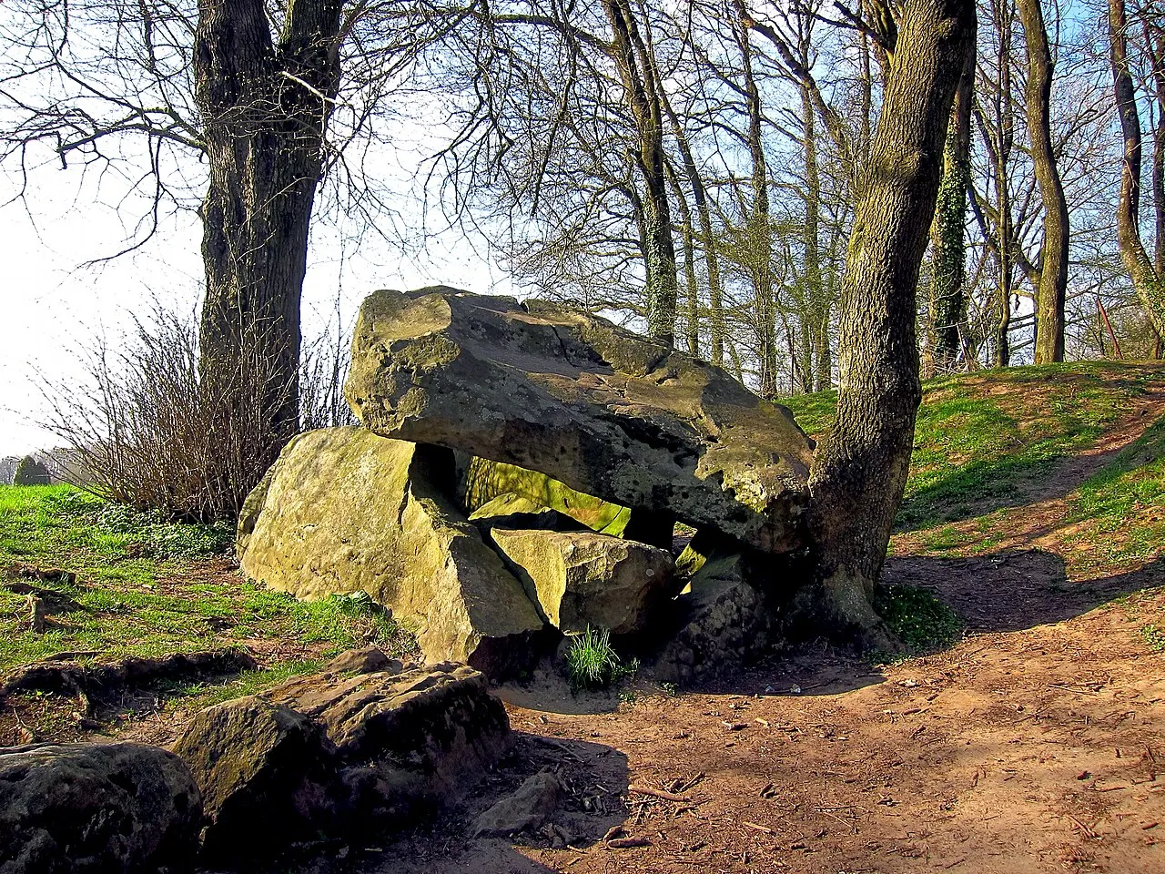Dolmen à couloir : La table des fées