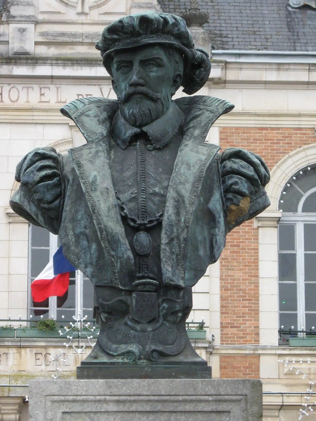 Buste de l’amiral Gaspard II de Coligny